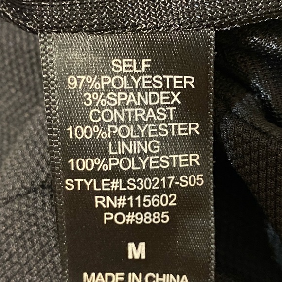 Lush black lace mesh hem mini skirt size M - Picture 5 of 6